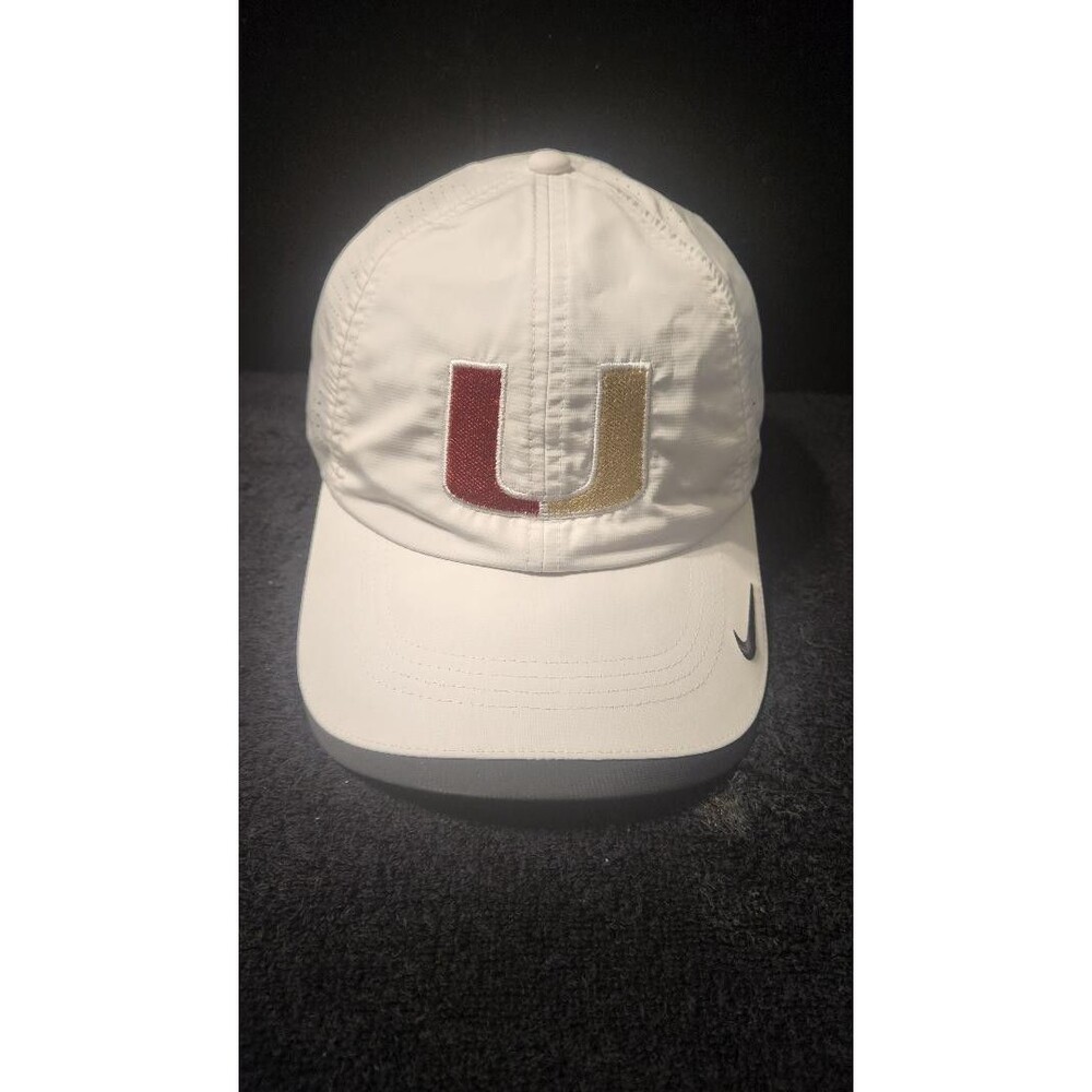 University of Miami Hurricanes Nike Dri-FIT Golf StrapBack Hat